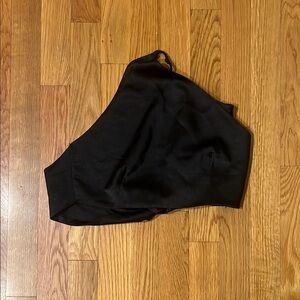 SHEIN Black Satin Camisole Top